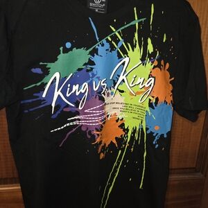 King vs King Black Graphic Tee